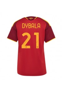AS Roma Paulo Dybala #21 Jalkapallovaatteet Naisten Kotipaita 2026-27 Lyhythihainen